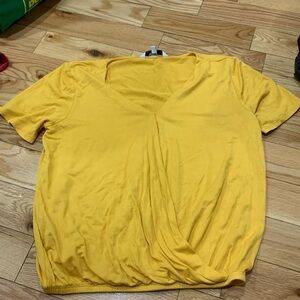 pentagon yellow t shirt size M